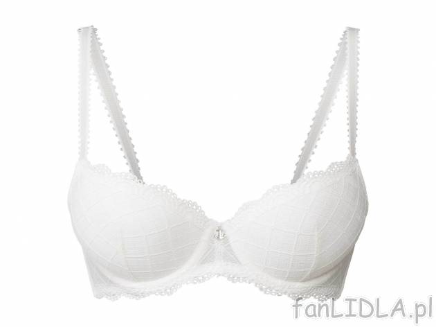 Biustonosz koronkowy Esmara Lingerie, cena 19,99 PLN 
- rozmiary: 75B, 80B, 80C, ...