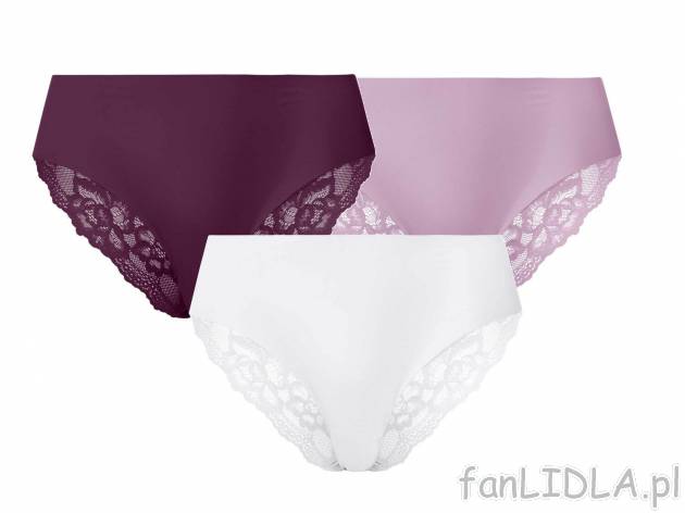 Majtki bezszwowe, 3 pary* Esmara Lingerie, cena 7,99 PLN 
- rozmiary: S-L
Dostępne ...