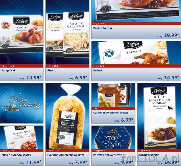 Przepiórki gdzie kupić? W Lidlu!. Risotto, Danie z kaczki, bażant, zupa z owoców ...