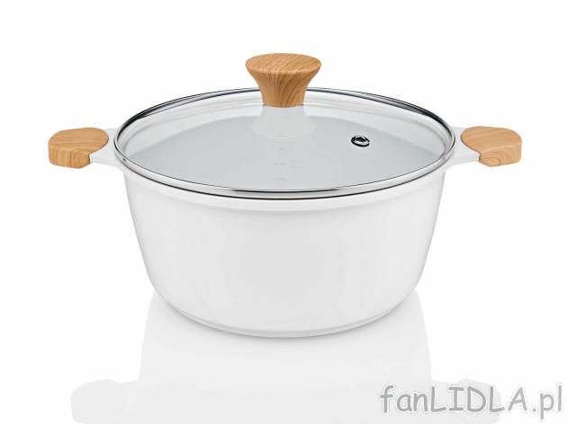 Garnek aluminiowy z powłoką ceramiczną Ø 24 cm Ernesto, cena 79,90 PLN 
- odporny ...