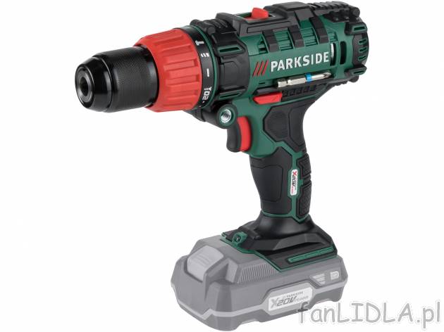 Akumulatorowa wiertarkowkrętarka z udarem 20 V Parkside, X20VTeam, cena 159,00 ...