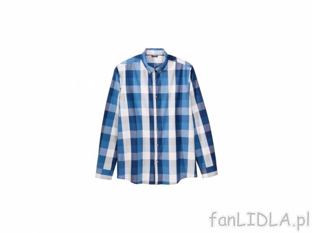 Koszula Livergy, cena 34,99 PLN za 1 szt. 
- rozmiary: M - XXL 
- 3 wzory 
- 100% ...