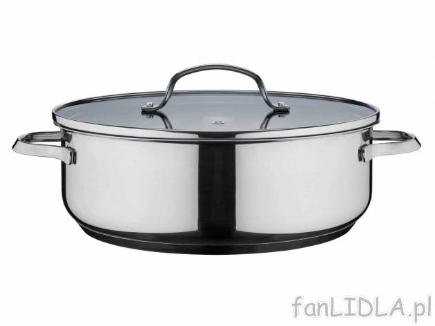 Patelnia z pokrywką Ø 28 cm Ernesto, cena 99,00 PLN 
- możliwość stosowania ...