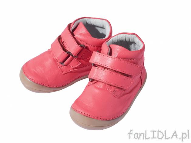 Skórzane buty dziewczęce , cena 39,99 PLN 
- rozmiary: 18-22
- idealne do nauki ...