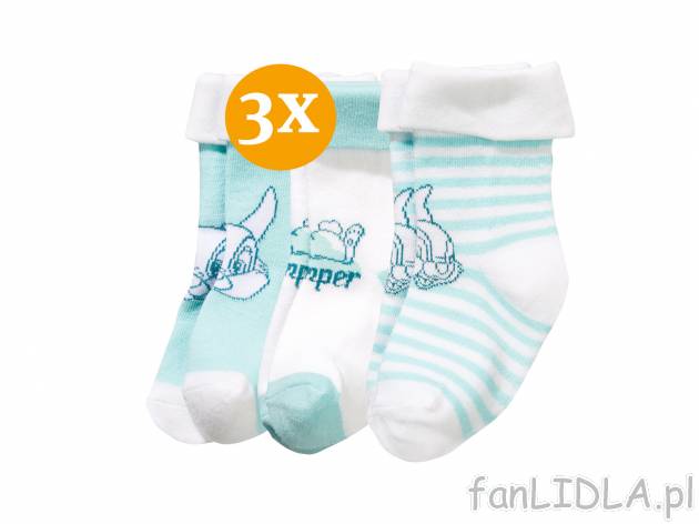 Skarpetki, 3 pary , cena 9,99 PLN  
-  rozmiary: 11-22