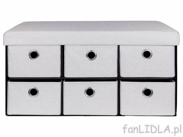 Siedzisko z funkcją przechowywania Livarno, cena 79,00 PLN 
- 76 x 38 x 38 cm ...