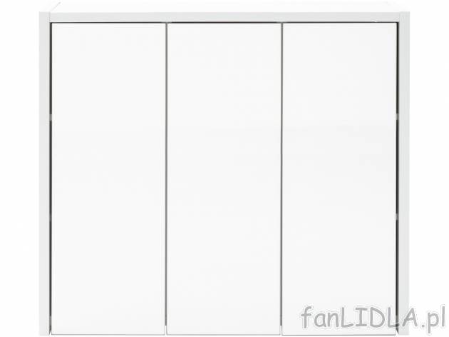 Szafka z lustrem Livarno, cena 179,00 PLN 
- 65 x 60 x 17 cm (dł. x wys. x gł.)
- ...