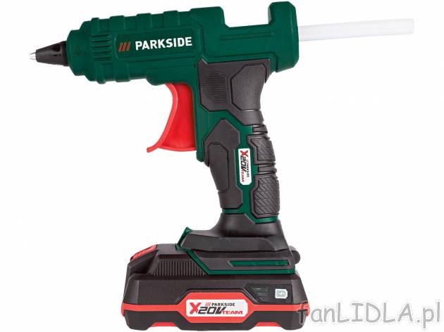 Akumulatorowy pistolet do klejenia na gorąco 20V Parkside, X20VTeam, cena 159,00 ...