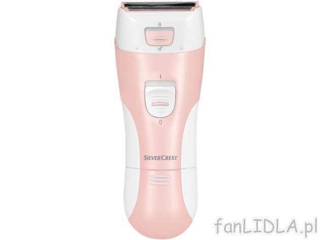 Golarka damska Silvercrest Personal Care, cena 49,99 PLN 
- w zestawie: pędzelek ...