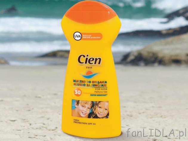 Mleczko do opalania dla dzieci , cena 19,99 PLN za 250 ml, 100ml=8,00 PLN. 
- Z ...