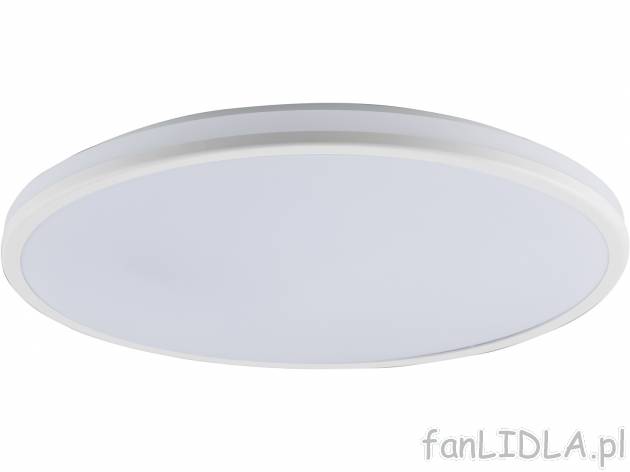 Lampa naścienna lub sufItowa LED Livarno, cena 59,90 PLN 
2 kolory 
- ciepłe, ...