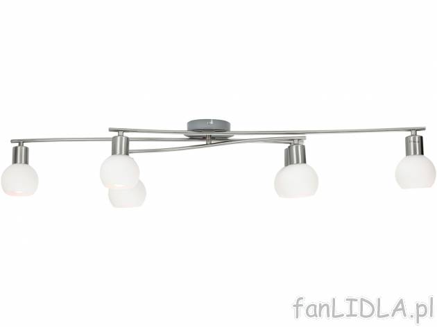 Lampa sufitowa LED Livarno, cena 149,00 PLN 
- 6 energooszczędnych żarówek LED ...