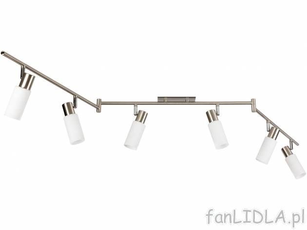 Lampa sufitowa LED Livarno, cena 149,00 PLN 
- 6 energooszczędnych żarówek LED ...