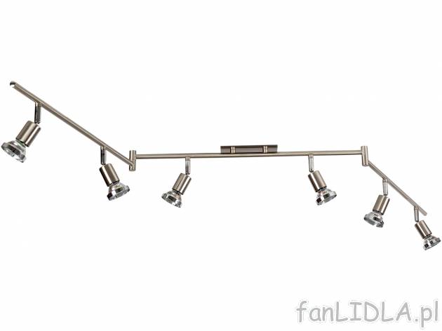 Lampa sufitowa LED Livarno, cena 149,00 PLN 
- 6 energooszczędnych żarówek LED ...