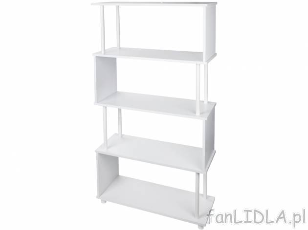 Regał Livarno, cena 149,00 PLN 
- wymiary: 80 x 30 x 145 cm (szer. x gł. x wys.)
- ...