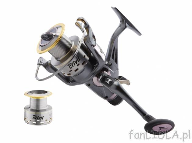 Kołowrotek z wolnym biegiem 3000-S lub 5000-S Crivit Outdoor, cena 79,90 PLN za ...