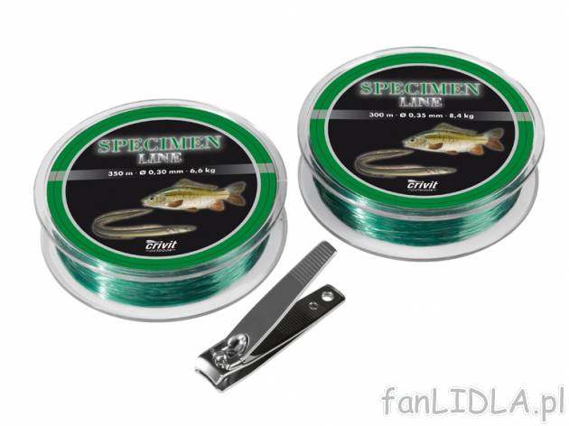 Żyłki wędkarskie Crivit Outdoor, cena 12,99 PLN za 1 opak. 
- 4 zestawy do wyboru
- ...