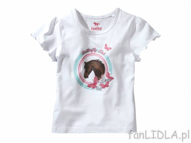T-shirt Lupilu, cena 12,99 PLN za 1 szt. 
- z miękkiego, pojedynczego jerseyu
- ...