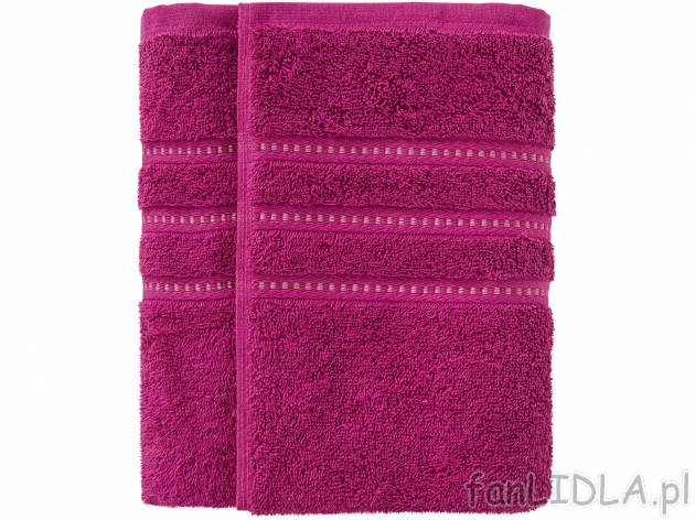 Ręcznik 50 x 100 cm Miomare, cena 9,99 PLN 
- 500 g/m²
- 5 kolorów
- 100% ...