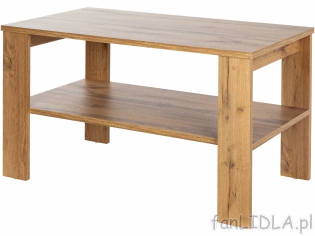 Stół kawowy Livarno, cena 119,00 PLN 
- 90 x 50 x 50 cm (dł. x szer. x wys.)
- ...