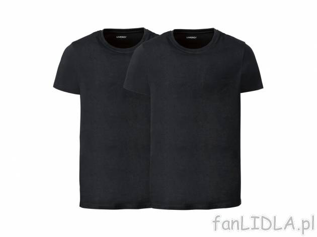T-shirty męskie, 2 szt.* Livergy, cena 11,99 PLN 
*Artykuł dostępny wyłącznie ...