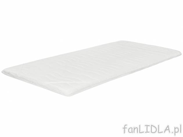 Nakładka na materac Meradiso, cena 129,00 PLN 
90 x 200 cm 
- z 7-strefowym pikowaniem ...