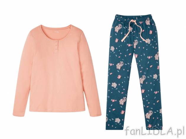 Piżama damska Esmara Lingerie, cena 29,99 PLN 
- rozmiary: XS-L
- 100% bawełny
- ...