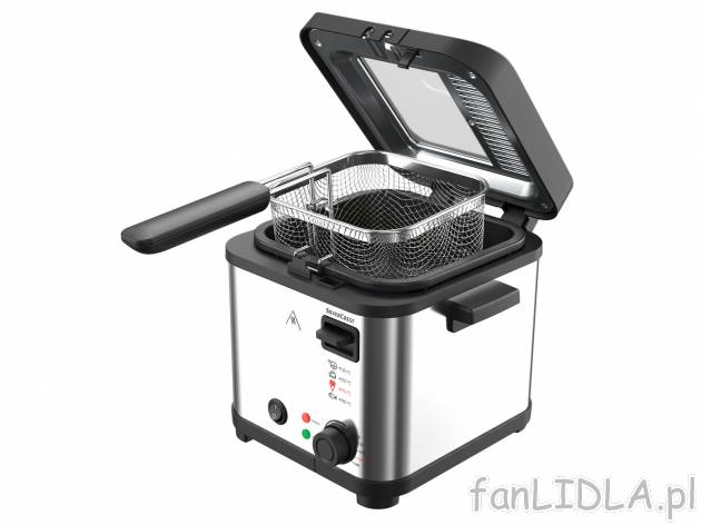 Frytkownica 850 W Silverscrest Kitchen Tools, cena 99,00 PLN 
- ze stali szlachetej
- ...