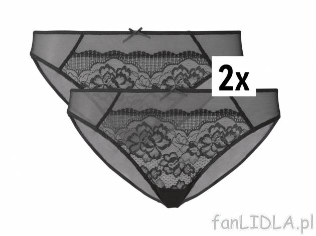 Figi damskie, 2 pary* Esmara Lingerie, cena 9,99 PLN 
- rozmiary: S-L
Dostępne ...