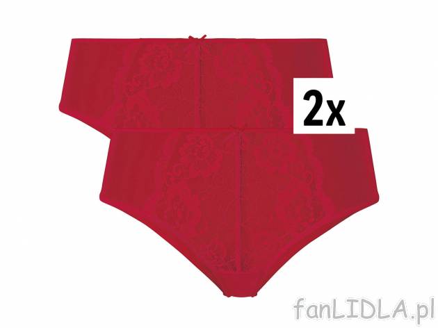 Hipstery damskie, 2 pary* Esmara Lingerie, cena 9,99 PLN 
- rozmiary: S-L
Dostępne ...