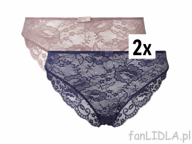 Figi damskie, 2 pary* Esmara Lingerie, cena 9,99 PLN 
- rozmiary: S-L
Dostępne ...