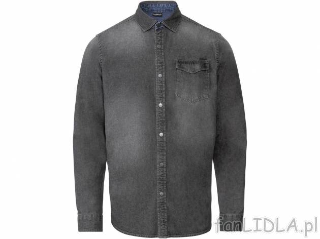 Koszula męska Livergy, cena 39,99 PLN 
- rozmiary: M-XL
- 100% bawełny
Dostępne ...