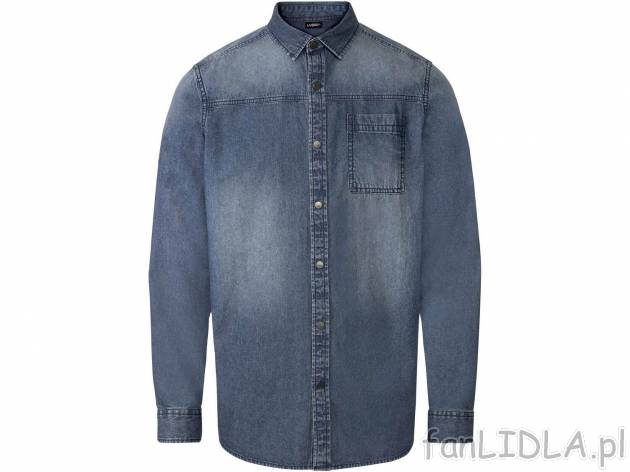 Koszula męska Livergy, cena 39,99 PLN 
- rozmiary: M-XL
- 100% bawełny
Dostępne ...