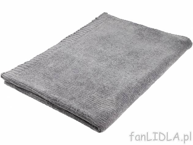 Koc z szenili 130 x 170 cm Meradiso, cena 39,99 PLN 
- stylowa dekoracja, miękkie ...