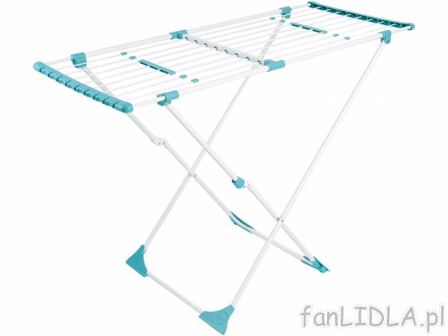 Rozsuwana suszarka na pranie AquaPur, cena 99,00 PLN 
- 111-200 x 54,5 x 91,5 cm ...
