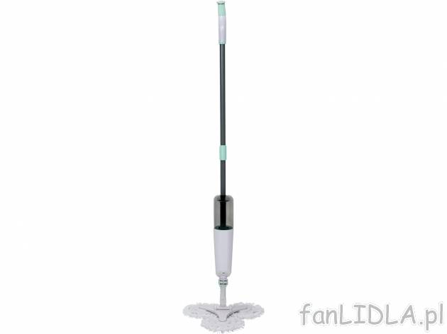 Mop ze spryskiwaczem AquaPur, cena 69,90 PLN 
- w zestawie 3 wkłady do czyszczenia
- ...