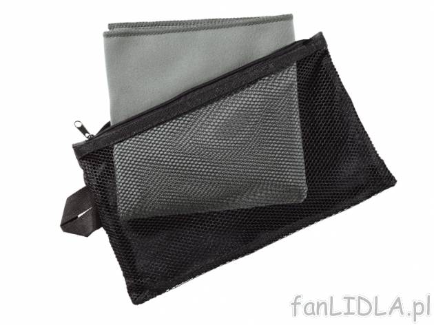 Ręcznik z mikrowłókna Crivit Outdoor, cena 24,99 PLN za 1 opak. 
- bardzo miękki ...
