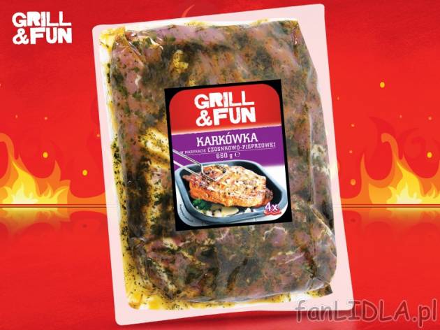 Karkówka wieprzowa , cena 7,99 PLN za 660 g, 1kg=12,11 PLN. 
- Polecamy w trzech ...