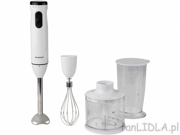 Blender ręczny z zestawem akcesoriów 600 W Silverscrest Kitchen Tools, cena 74,90 ...