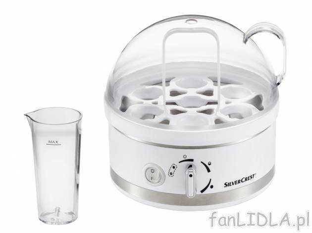Jajowar 400 W Silverscrest Kitchen Tools, cena 49,99 PLN 
- na aż 7 jajek!
- ...