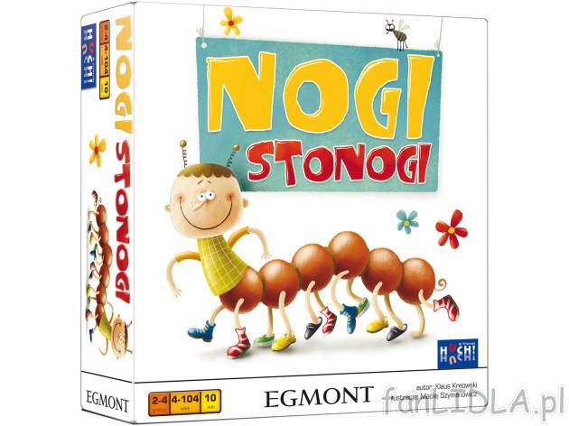 Nogi stonogi , cena 29,99 PLN  

Opis

- 4+