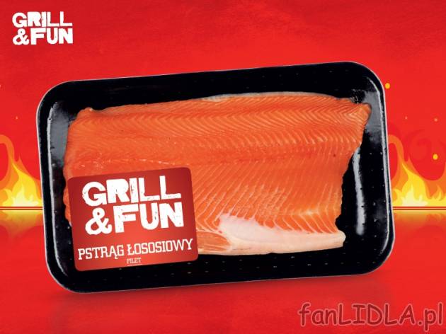 Filet z pstrąga łososiowego , cena 3,22 PLN za 100 g