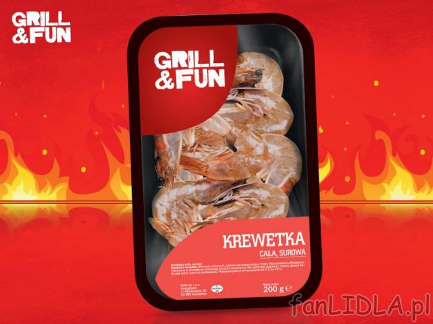 Krewetki , cena 10,99 PLN za 200 g, 100g=5,50 PLN. 
- Surowe, ekstraduże, idealne ...