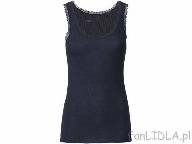 Podkoszulka damska na ramiączkach Esmara Lingerie, cena 19,99 PLN 
- 95% wiskozy ...