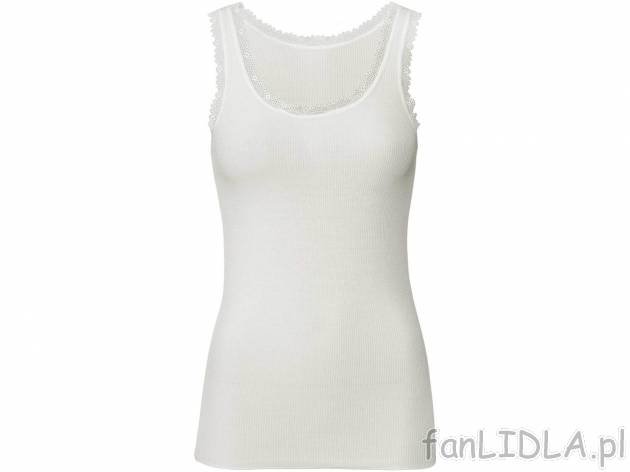 Podkoszulka damska na ramiączkach Esmara Lingerie, cena 19,99 PLN 
- 95% wiskozy ...