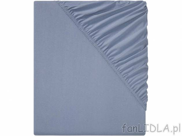 Prześcieradło z jerseyu z gumką Meradiso, cena 19,99 PLN 
90-100 x 200 cm 
- ...