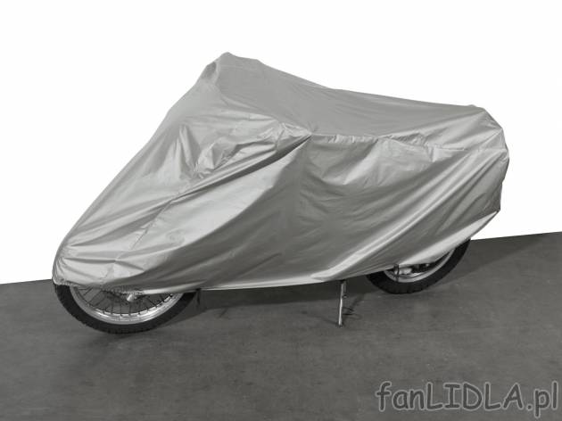 Pokrowiec na motocykl Crivit, cena 39,99 PLN 
- tkanina odpora na rozdarcie i warunki ...