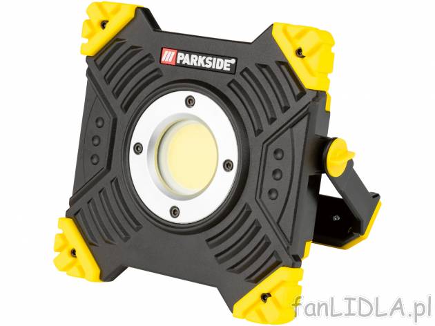 Akumulatorowy reflektor LED COB 20 W Parkside, cena 99,00 PLN 
- akumulator litowo-jonowy: ...