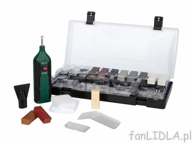 Zestaw do naprawy płytek lub parkietu i laminatu Parkside, cena 49,99 PLN 
2 zestawy ...