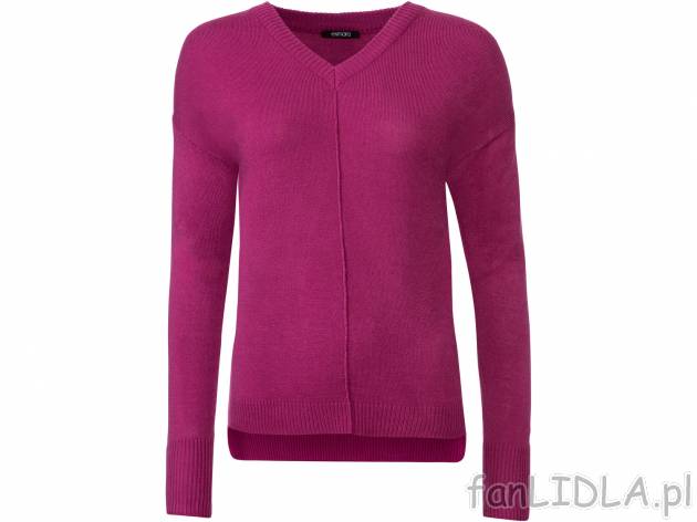 Sweter damski Esmara, cena 29,99 PLN 
- rozmiary: S-L
Dostępne rozmiary

Opis

- ...